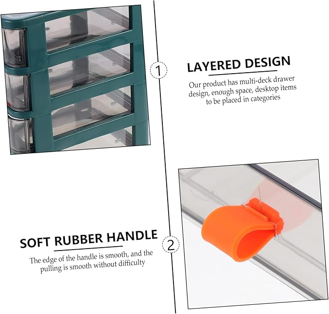 Cosmetic Storage Box Mini Organizer Desk Shelf Organizer Portable Jewelry Box - Image 5