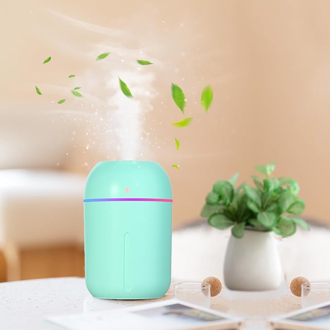 Small Humidifier for Plants, Mini Humidifiers for Bedroom, Portable Humidifiers by Kiusiy