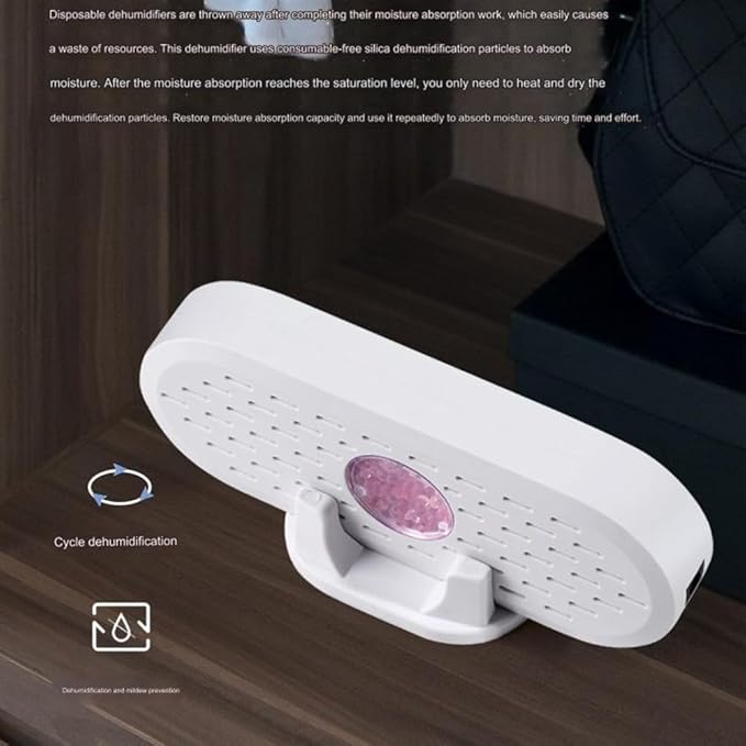 Portable Electric Mini Air Dryer USB Charging Reusable Moisture Absorbent - Image 7