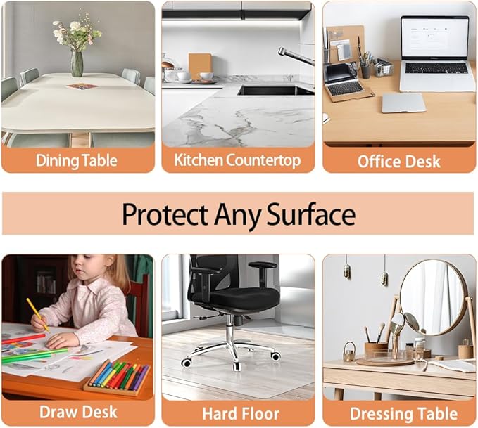 Clear PVC Tablecloth Rectangle - Image 5