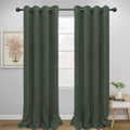 Easy-Going Blackout Curtains for Bedroom, Solid Thermal Insulated Grommet and by Easy-Going
