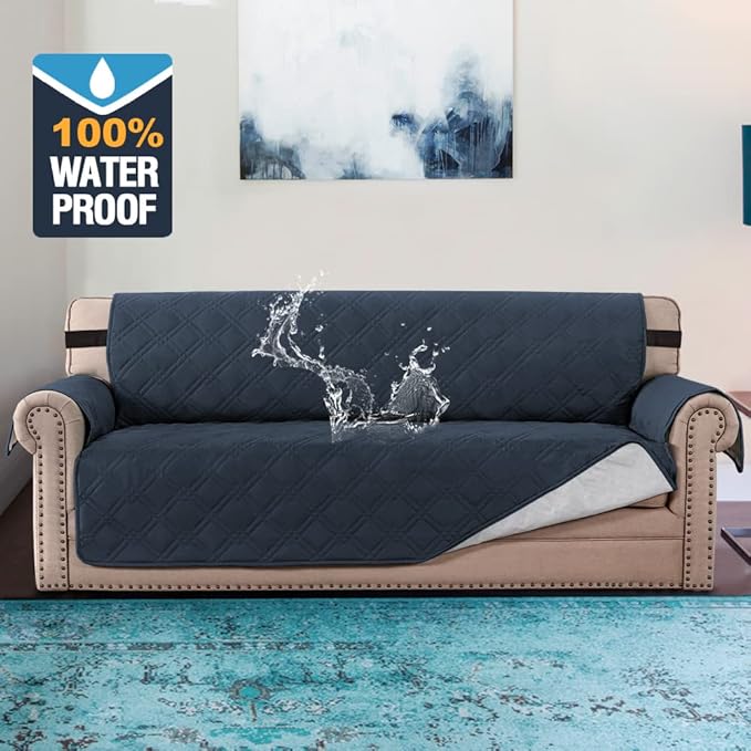H.VERSAILTEX 100% Waterproof Sofa Slipcover Washable Sofa Cover Non-Slip Couch - Image 2
