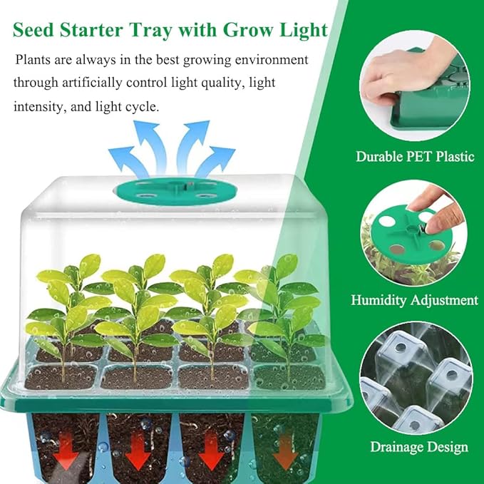 Seed Starter Tray Seedling Kits - Image 2