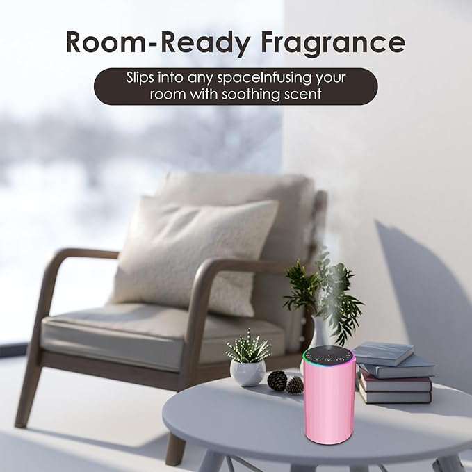 Waterless Essential Oil Diffuser, Battery Powered Mini Scent Air Machine - Image 5