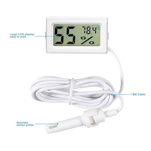 2Pcs Mini Digital Thermometer Hygrometer - Image 4
