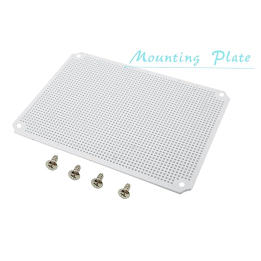 Zulkit Junction Box ABS Plastic Waterproof IP65 Electrical Boxes Hinged Shell - Image 4