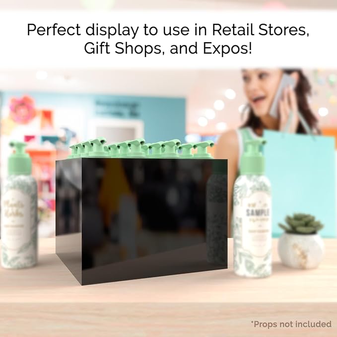 12" x 12" x 9" Riser Display Box Black Acrylic Throne - Image 2