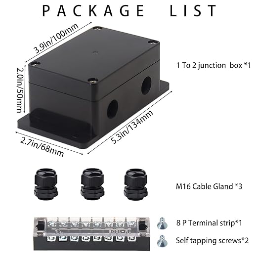Watertight Junction Box, IP67 Waterproof Electrical Project Box - Image 7