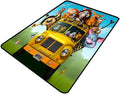 Rug, The Animals in The Car Pattern Printing Anti-Slip Backing Area Rugs Stain by Snarena