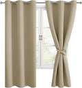 Hiasan Blackout Curtains for Bedroom, 38 x 63 Inches Length by Hiasan
