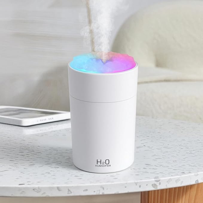 Portable Mist Humidifier Auto Shut-Off USB Powered 220ml Small Desktop by Dasiboolin