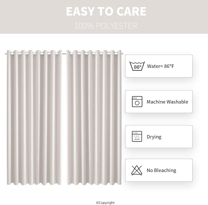 Waterproof Outdoor Curtain W105 x L95 - Image 7