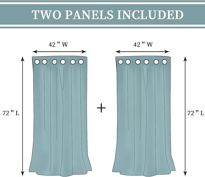 BGment Thermal Insulated 100% Blackout Curtains - Image 8