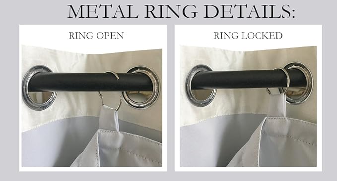 DriftAway Thermal Insulated Blackout Curtain Liner 2 Panels Each Liner Size 50 - Image 4
