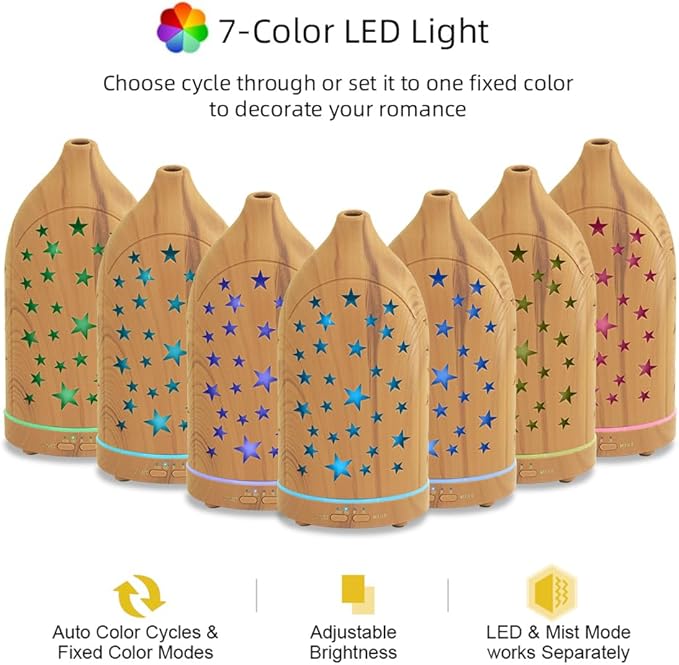 Essential Oil Diffuser, 7.1''x3.5'' Diffusers - Image 8