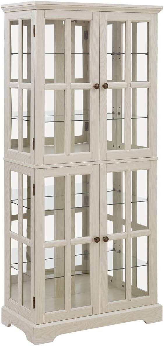 Lighted Glass Curio Cabinet - Image 4