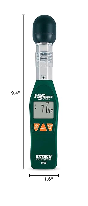 Extech HT30 Heat Stress WBGT Meter - Image 8