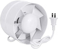 HUGOOME Inline Duct Fan 5 Inch Vent Booster, HVAC Exhaust Intake Fans 141 CFM by atYourFingertipsHUGOOME