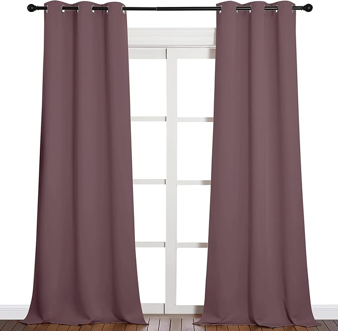NICETOWN Patio Glass Door Blackout Curtains - Image 2