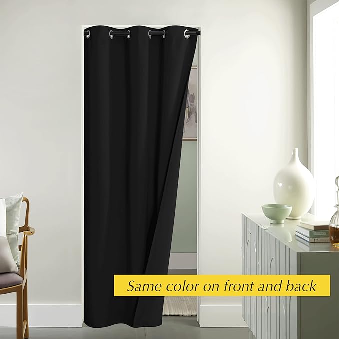 NICETOWN Door Curtain for Doorway Privacy, Curtains 95 Inch Length, Room - Image 5