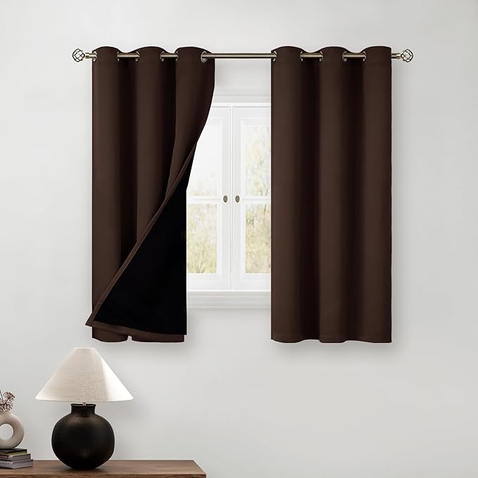 BGment Short 100% Blackout Curtains by BGment