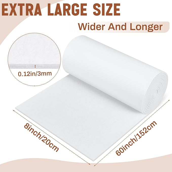 Large Felt Furniture Pads 8 x 60 Inch Non Slip Self Adhesive Heavy Duty - Image 2