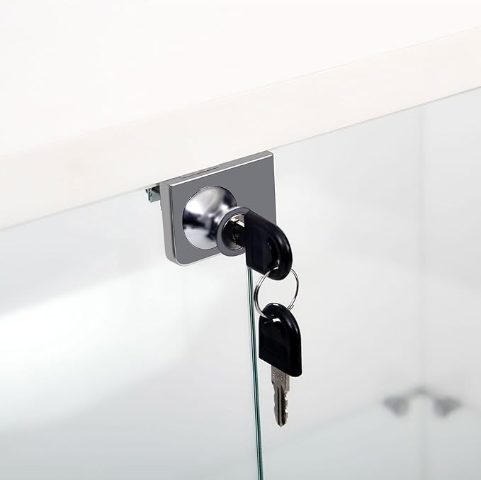 Yoluckea 3-Tier Glass Display Cabinet - Image 8