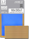 16x30x1 Air Filter Comparable to MPR 100 Basic Economy Furnace Filters by AIRXFILTERSWICKEDCLEANAIR