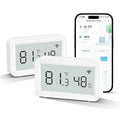 eMylo Smart WiFi Thermometer Hygrometer 2 Pack, Indoor Wireless Temperature by eMylo