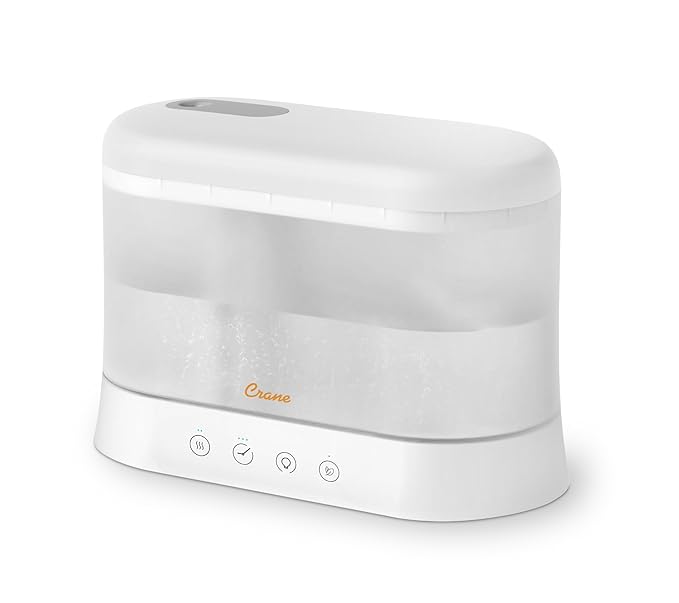 Crane 1.9 Liter Top Fill Cool Mist Humidifier & Essential Oil Diffuser - Image 6