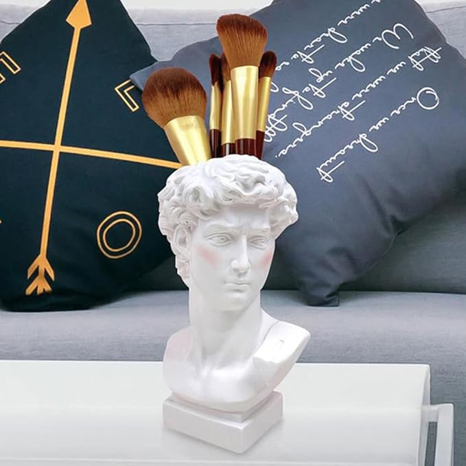 DOITOOL Greek Statue of David Collectible Figurine Cute Vase Vases - Image 7