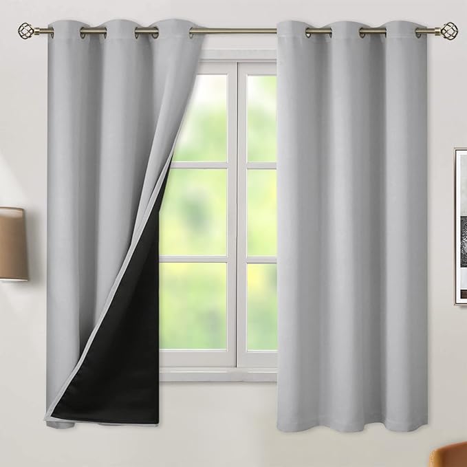 BGment Light Grey Blackout Curtains by BGment