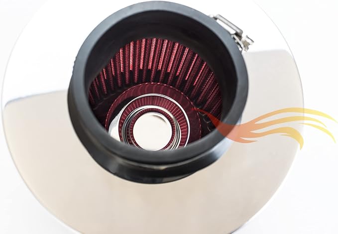 Rtunes Racing Universal Clamp-On Air Filter, Standard Cone, Dry Washable Design - Image 5