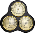 3-Piece Triangular Hygrometer Pressure Gauge Thermometer Barometer by Unknown