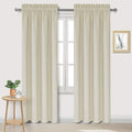 DWCN Blackout Curtains for Bedroom – Rod Pocket Thermal Insulated Noise by DWCN