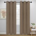 Easy-Going Blackout Curtains for Bedroom, Solid Thermal Insulated Grommet and by Easy-Going