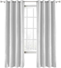 ChadMade Blackout Lined Premium Velvet Curtain Off White 50Wx120L Inch by ChadMade