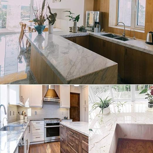 COSNIGHT Clear Contact Paper Kitchen Oil Proof Waterproof Wallpaper Self - Image 3