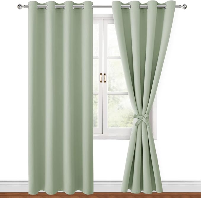Hiasan Blackout Curtains for Bedroom, 52 x 84 Inches Long - Image 7