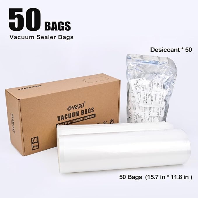Filament Storage Bags 50 Pcs for Vacuum Sealer - Image 2