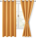 Hiasan Blackout Curtains for Bedroom, 52 x 63 Inches Length by Hiasan