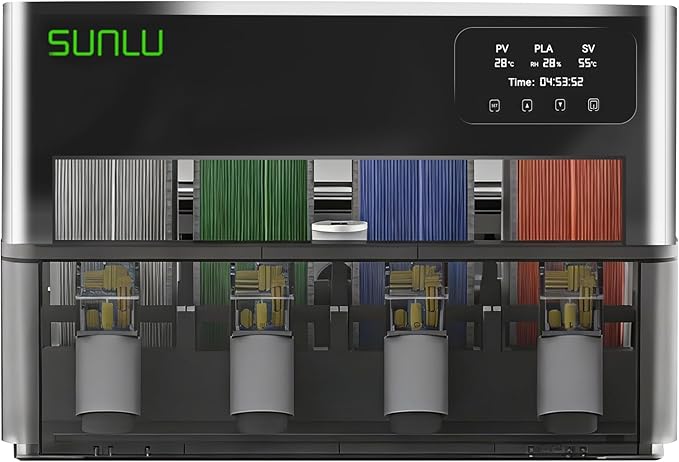 SUNLU AMS Heater for Bambu Lab AMS Gen 1 | 4-Spool Active Filament Dryer by Kunphy