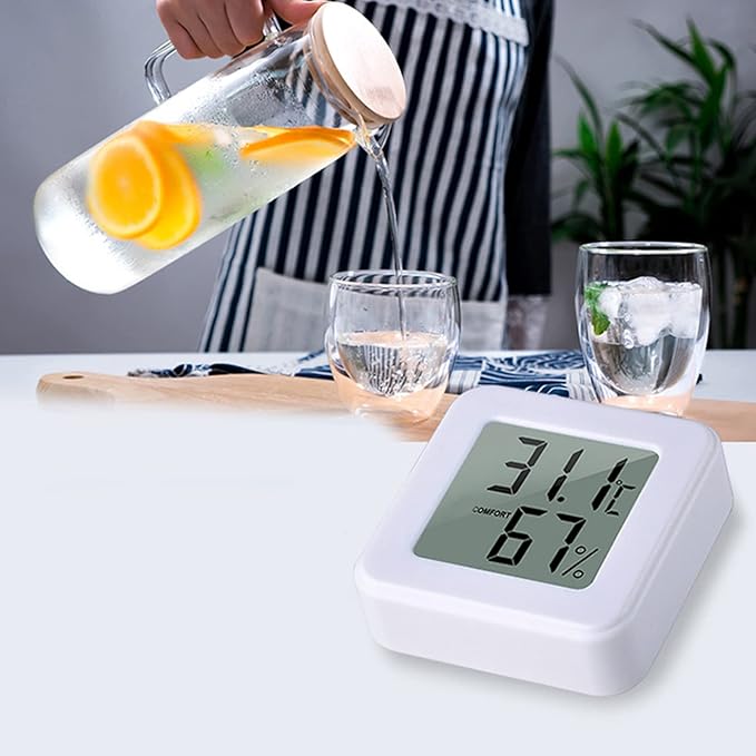 Muloo Digital Hygrometer Indoor Thermometer Humidity Meter Room Thermometer - Image 8