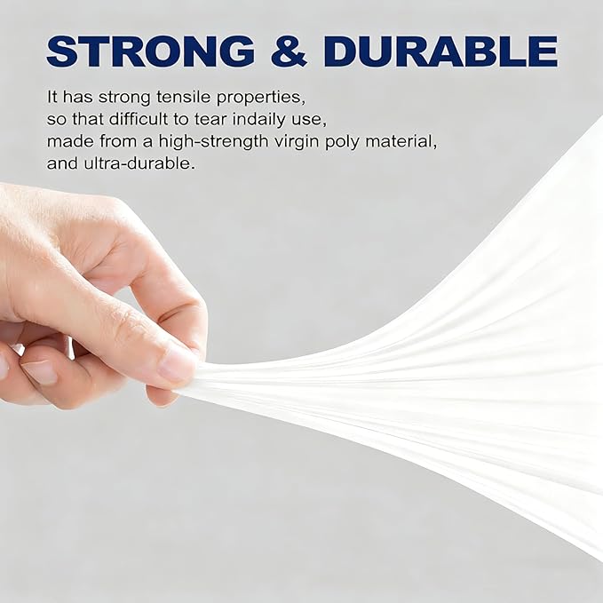 10'x100' Crawl Space Vapor Barrier, 10mil Film Plastic Sheeting, Heavy Duty - Image 5