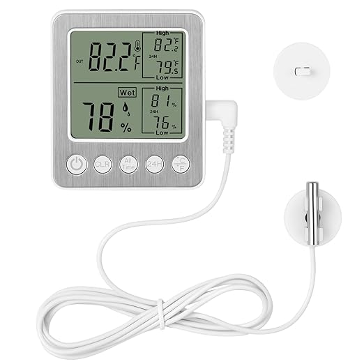 Digital Refrigerator Freezer Fridge Thermometer by VLEJEARI