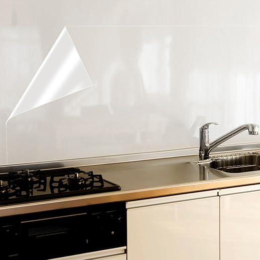 Kitchen Backsplash Wallpaper Stickers Clear Wall Protector Can Endure High by COSNIGHT