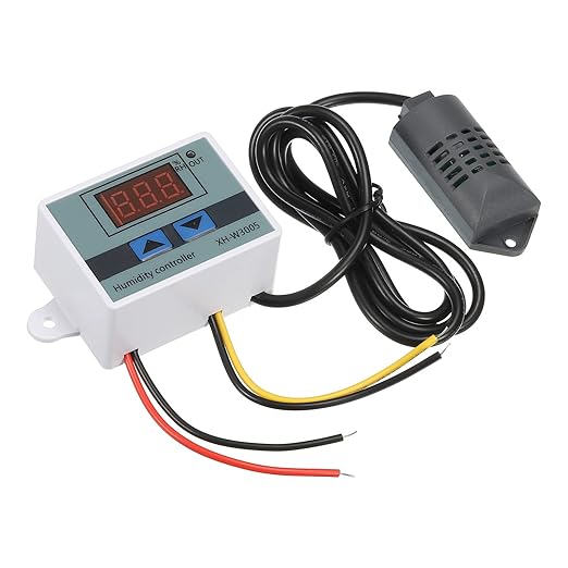 MECCANIXITY 12V DC LED Digital Humidity Meters Sensor Hygrometer Switch by MECCANIXITY
