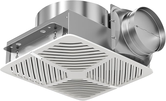 Bathroom Exhaust Fan White Ceiling Mount Ventilation Fan 150-160 CFM 1.2 Sones by FICBXRA