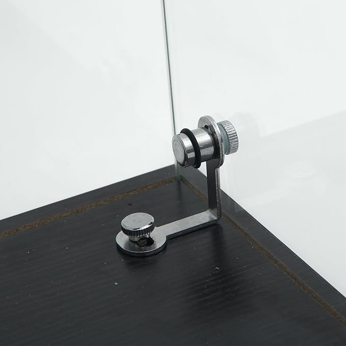Yoluckea 4 Shelves Glass Display Cabinet - Image 9