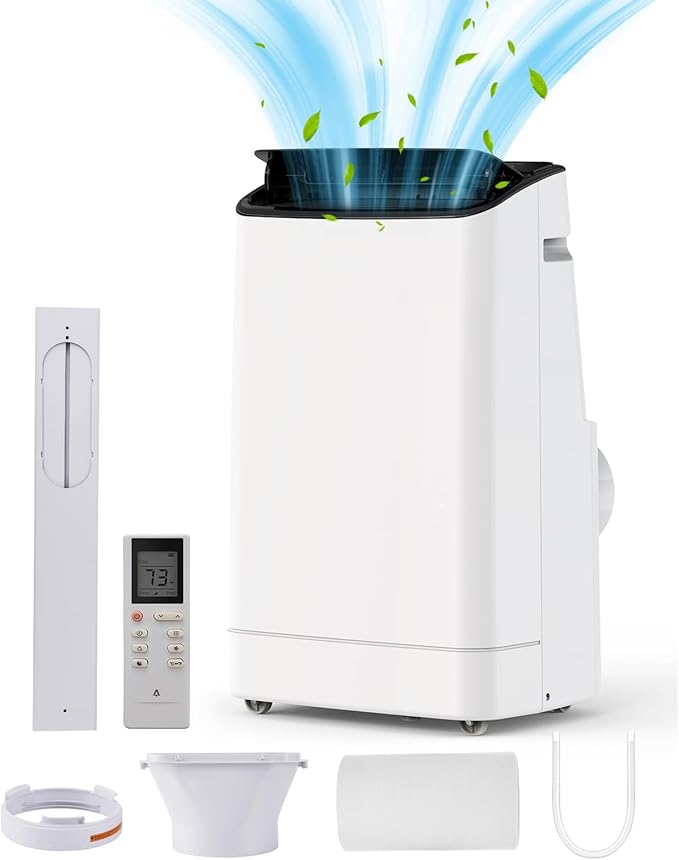 GarveeHome 14, 000 BTU Portable Air Conditioner – 3-in-1 AC by GarveeHome